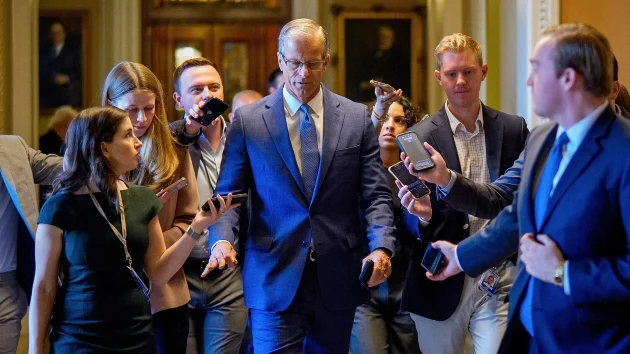 Senate races toward final vote on Trumps megabill after weekend of debate, drama