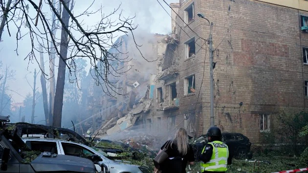 At least 7 killed in Kyiv by Russian drone, missile strikes on Ukraine, mayor says