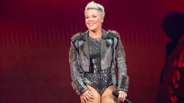 Watch Pink crash a brides wedding prep suite and dole out marriage advice