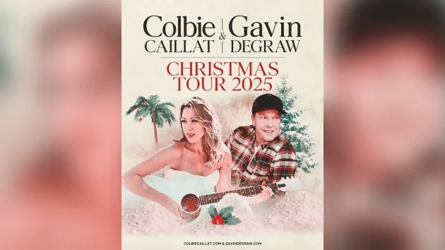 Colbie Caillat and Gavin DeGraw set Christmas tour for December