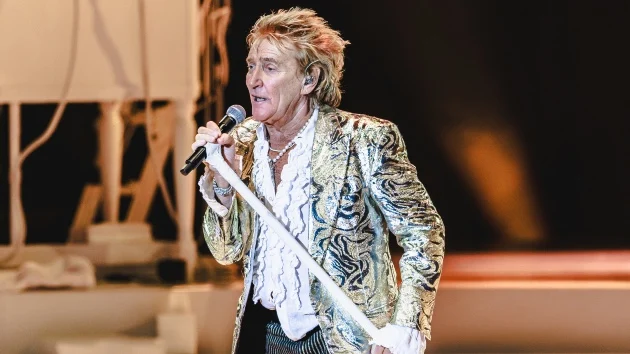 Rod Stewart pays tribute to Ozzy Osbourne with AI-generated images of him with other dead celebrities