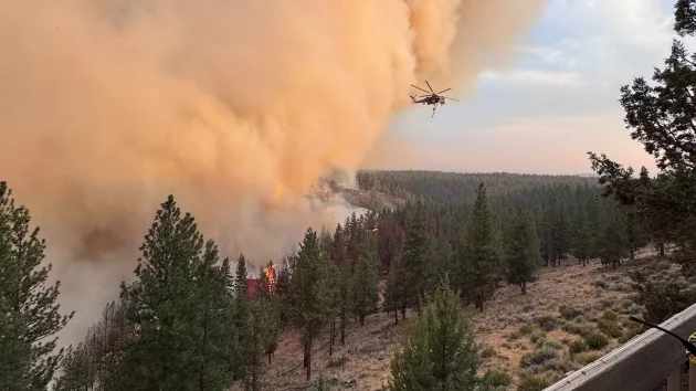 Firefighter dies battling 1 of multiple wildfires in the West