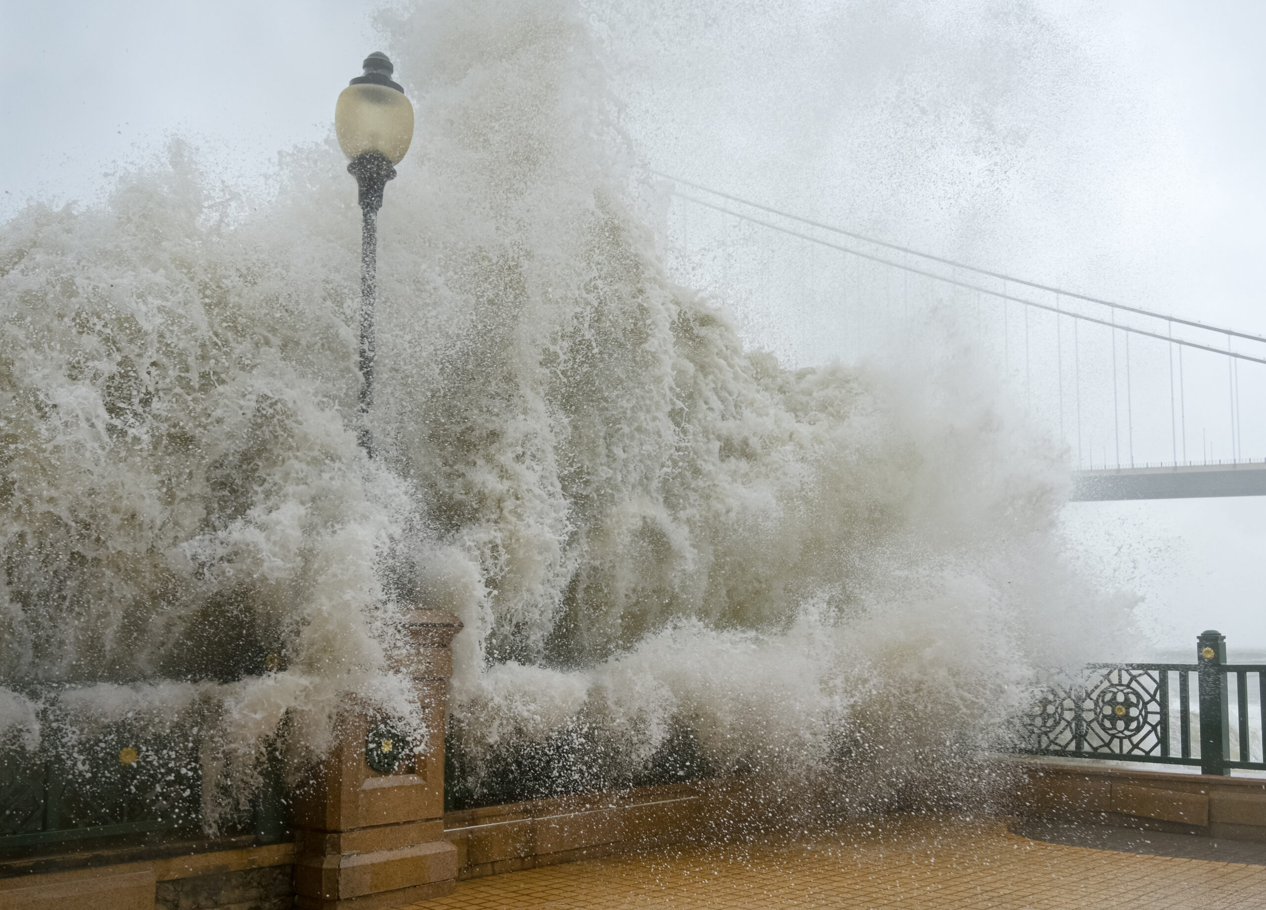 Hong Kong streets flood as powerful Typhoon Ragasa churns toward landfall