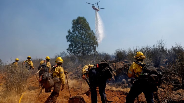 Lightning-sparked wildfires devastate historic California gold rush town