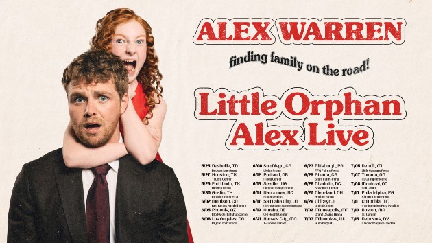 Alex Warren announces Little Orphan Alex Live North American tour — with help from Jennifer Aniston
