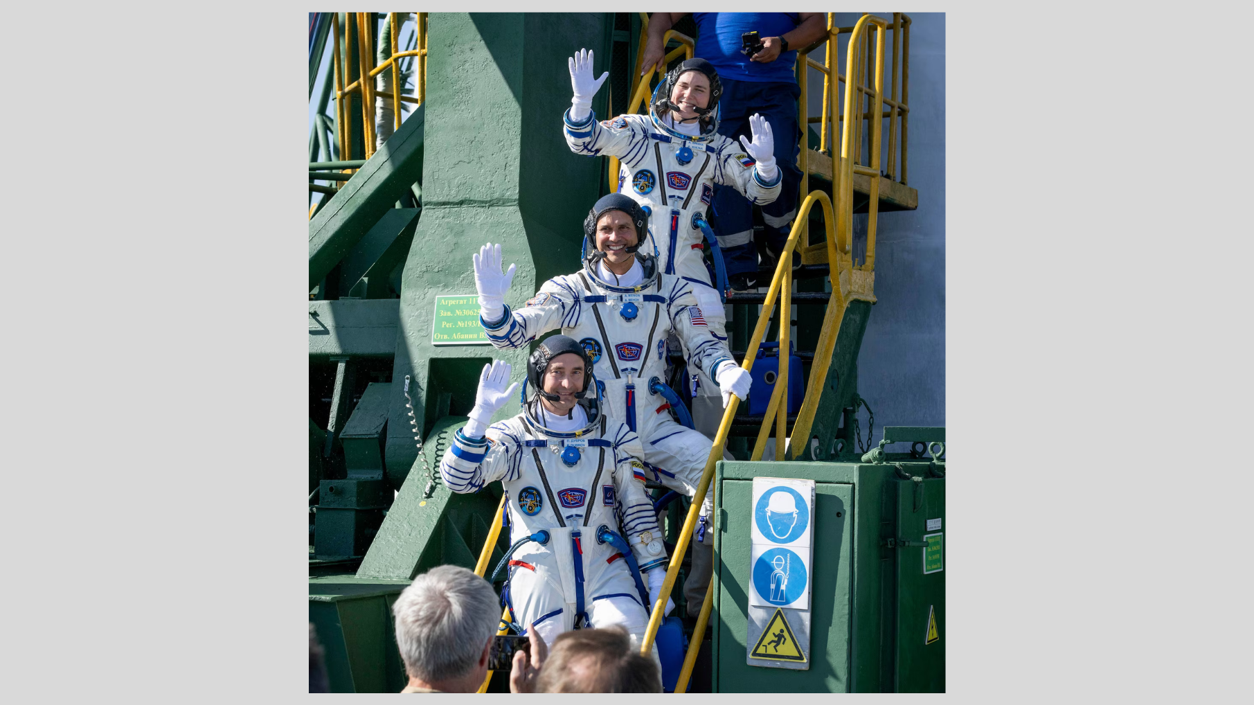 NASA astronaut joins Russian cosmonauts in launch to International Space Station